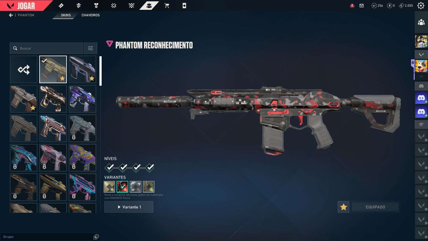 CONTA VALORANT FULL SKIN