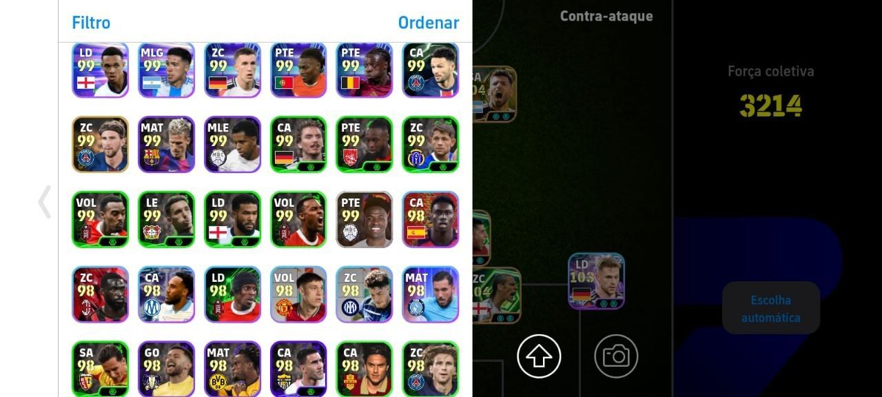 CONTA EFOOTBALL RARA! MESSI 110 + MUSIALA + FERRAN TORRES BUGADO E++++!