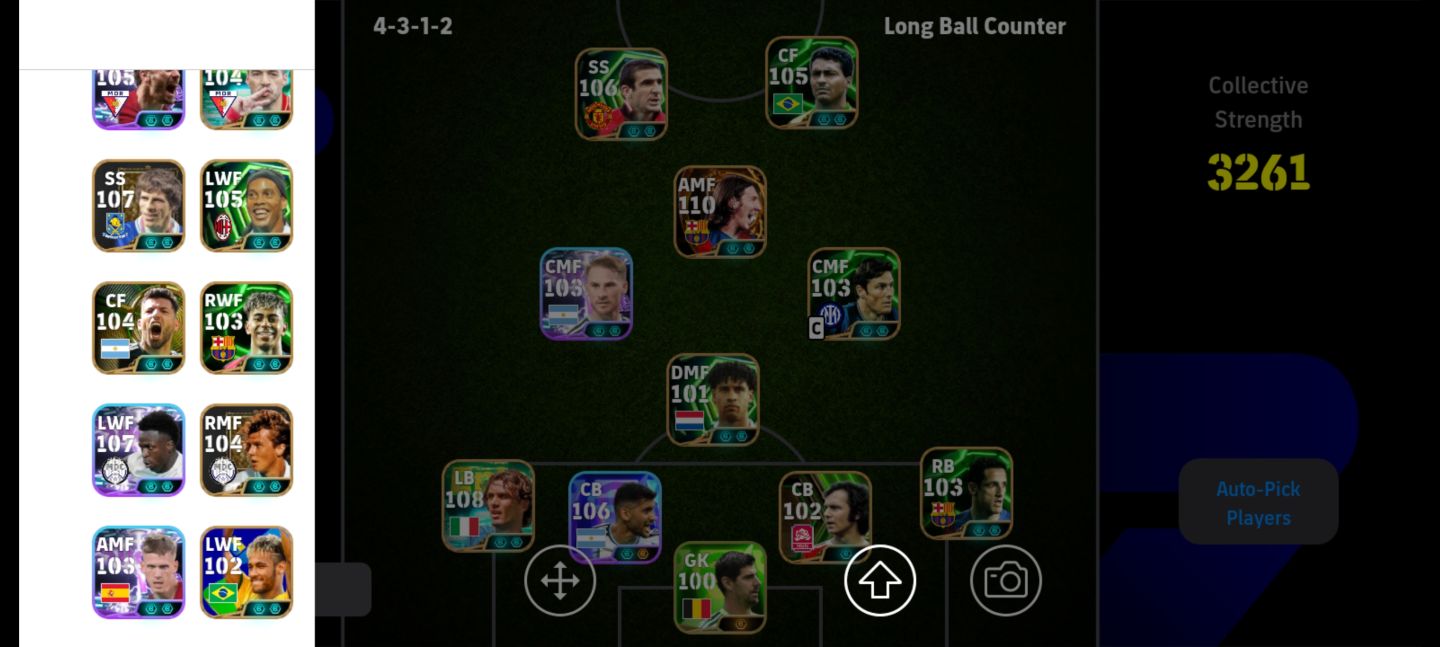 CONTA DE EFOOTBALL COM FORÇA DE 3261 SOMENTE KONAMI ID TA NO PRECINHO