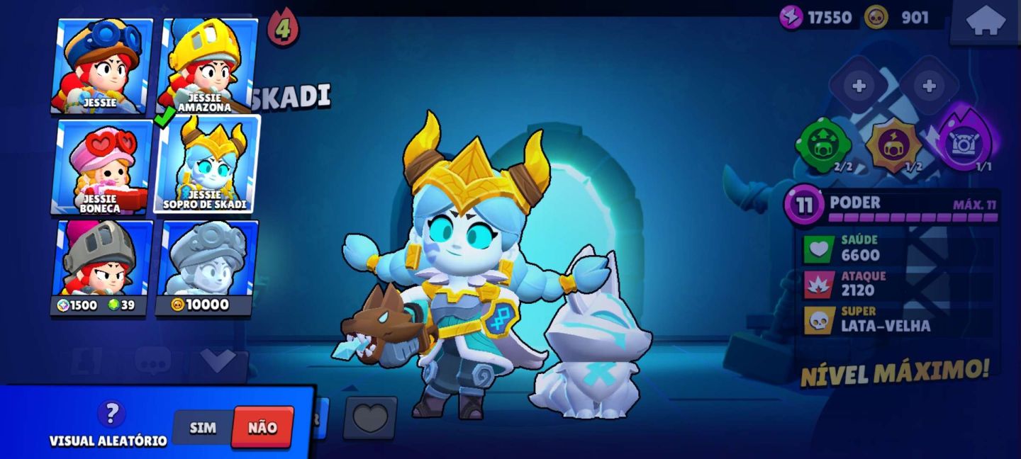 BRAWL STARS + CLASH ROYALE | 57 BRAWLERS | 90/123 CARTAS | 1595 GEMAS