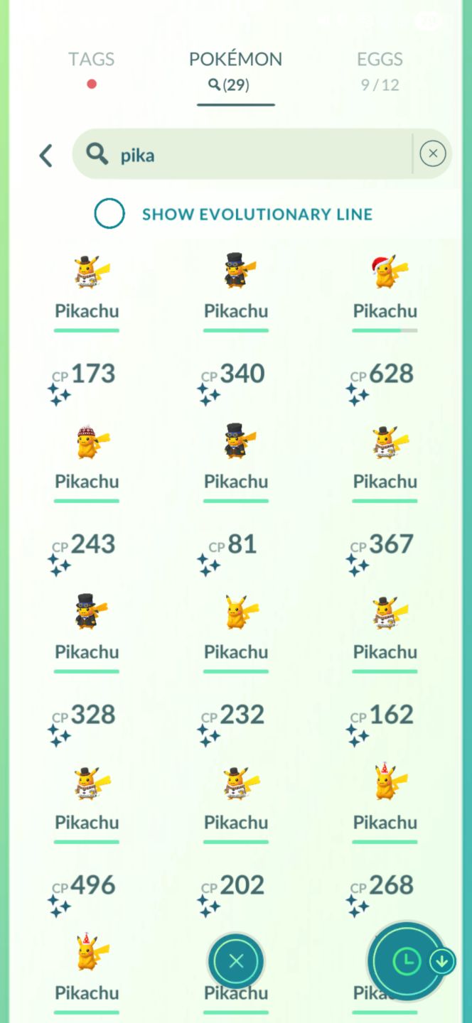 Mewtwo Shiny fundo+Solgaleo Shiny+ 27 Pikachu Shiny+23 Shinys conta lv70
