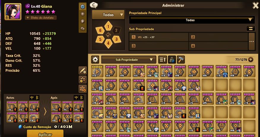 SUMMONERS WAR - GIANA + WOLYUNG + ZERATU + PONTOS