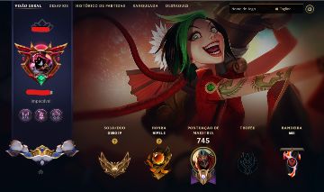 FULL ACESSO | NIVEL 622 | GOLD | FULL CHAMPS | 256 SKINS | 43k EA.