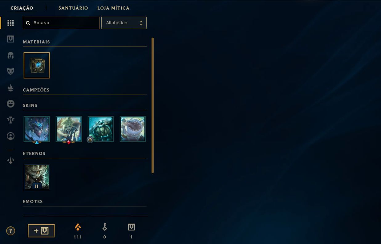 Conta do lol nv 96, diamante II, 135 campeões, 51 skin(2 lendárias e 4 épicas)