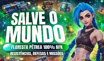 RESISTÊNCIA AFK + BASE FARM - FORTNITE SALVE O MUNDO!