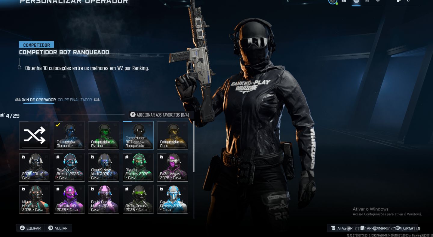 Conta Warzone Ranked Diamante l