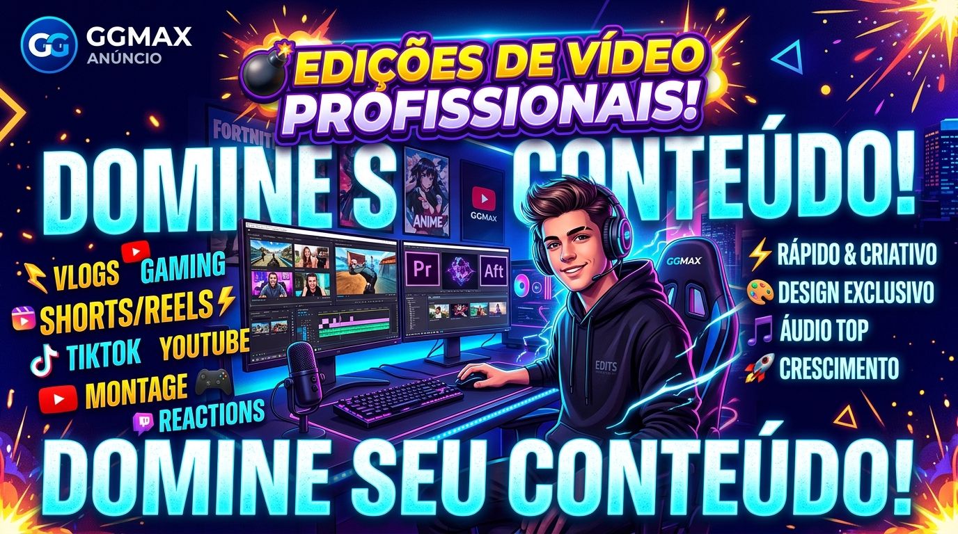 EDITO SEUS VÍDEOS (TIKTOK, REELS, YOUTUBE, YOUTUBE SHORTS, KWAI ETC)