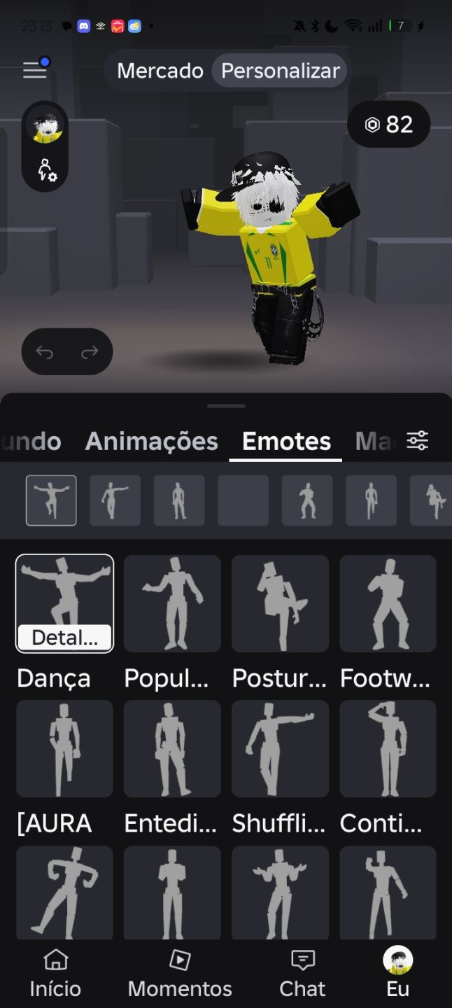 Conta de Roblox no preço dou desconto