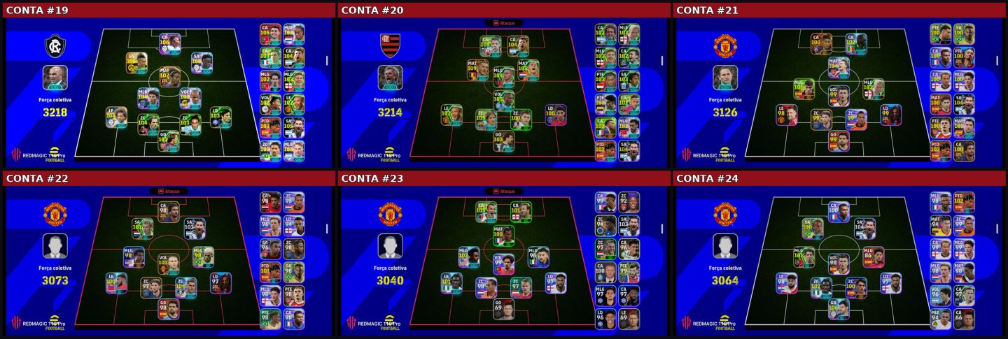 [MELHORES PREÇOS] CONTAS EFOOTBALL MOBILE ANDROID E IOS