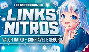 (Menor Valor da Ggmax) Link Nitro P/ Discord - 1 Mes 3 Mes - Valor Mais Baixo!!