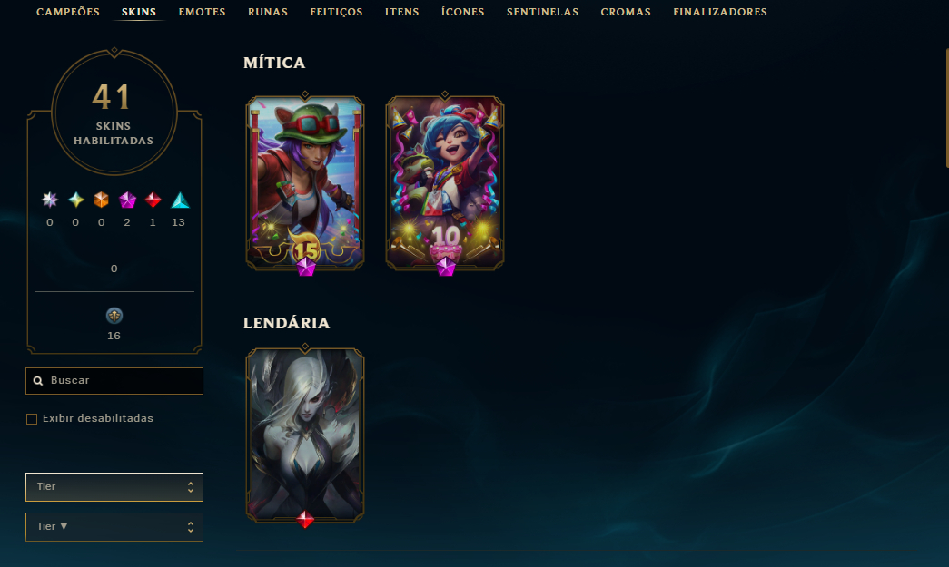 25% OFF E SEM TAXA | 92 CHAMPS | LVL 94 | 41 SKINS LINDAS! | + BRINDES