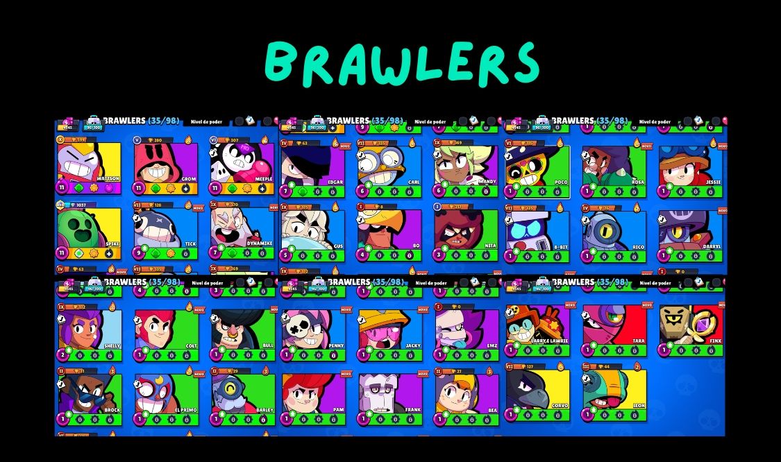 Conta Brawl Stars 4500 troféus