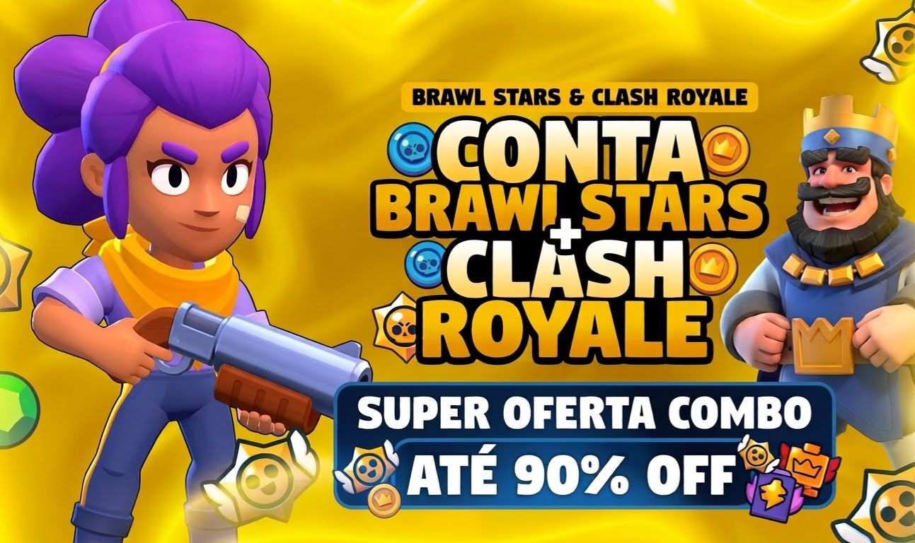Conta supercell id brawl stars+clash royale