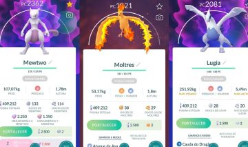 POKÉMON GO - LENDÁRIOS (MEWTWO, LUGIA, TRIO DE AVES) - ENTREGA RÁPIDA.