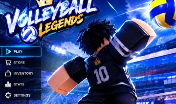 Conta de volleyball com os melhores personagens.