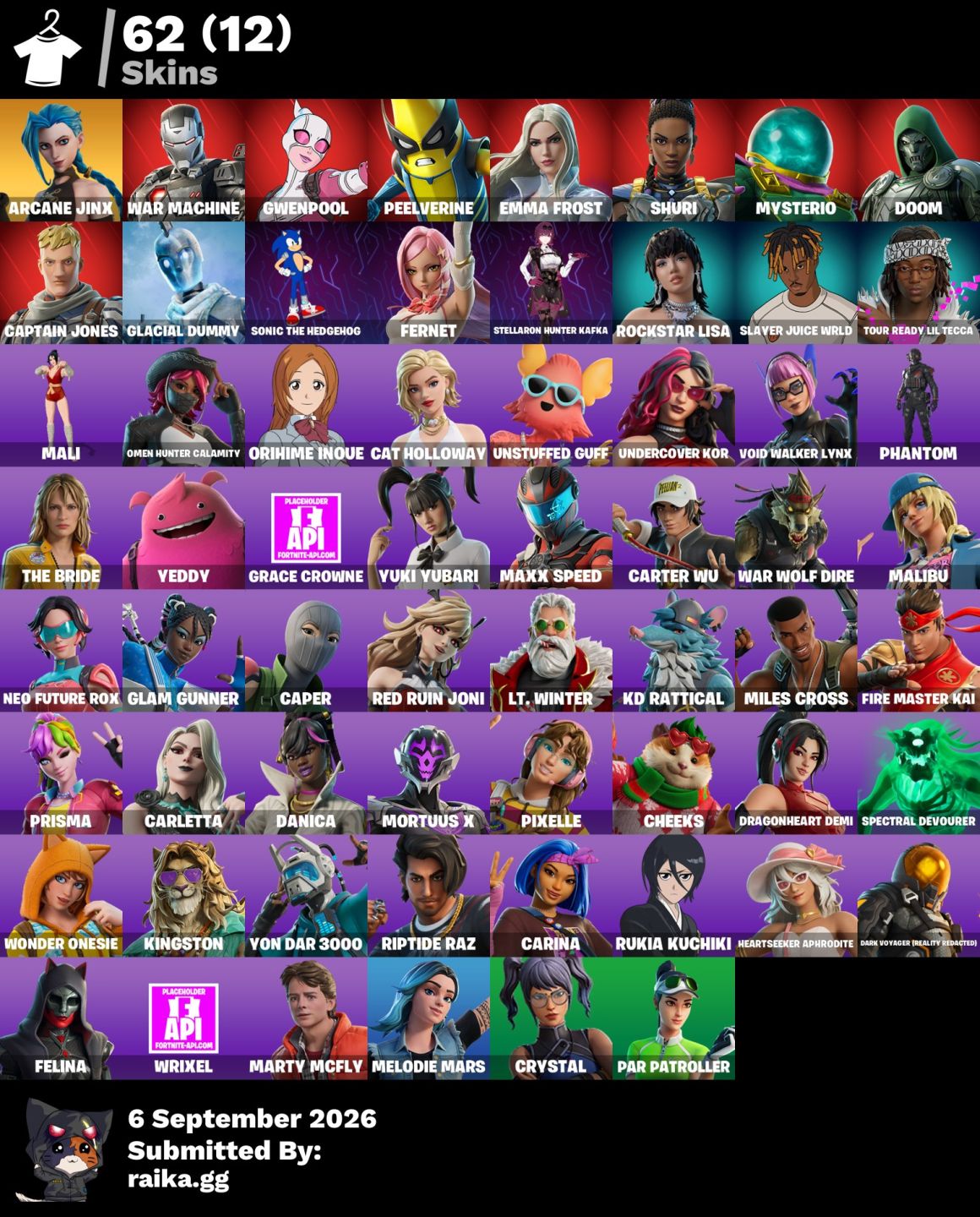CONTA FORTNITE FULL ACESSO COM EMAIL INCLUSO + JINX + FERNET + ROCKSTAR LISA