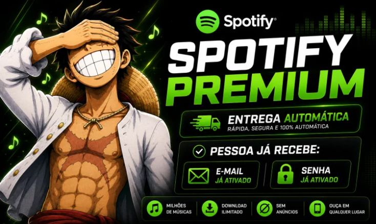 SPOTIFY PREMIUM 30DIAS - CONTA SÓ SUA + ENTREGA AUTOMATICA