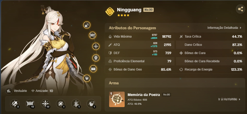 CONTA GENSHIN | BR AR 56 | 13 PERSONAGENS 5 ESTRELAS (DILUC C2)|