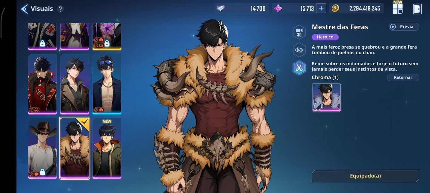 Conta Solo Leveling Arise END GAME 11MM de Poder
