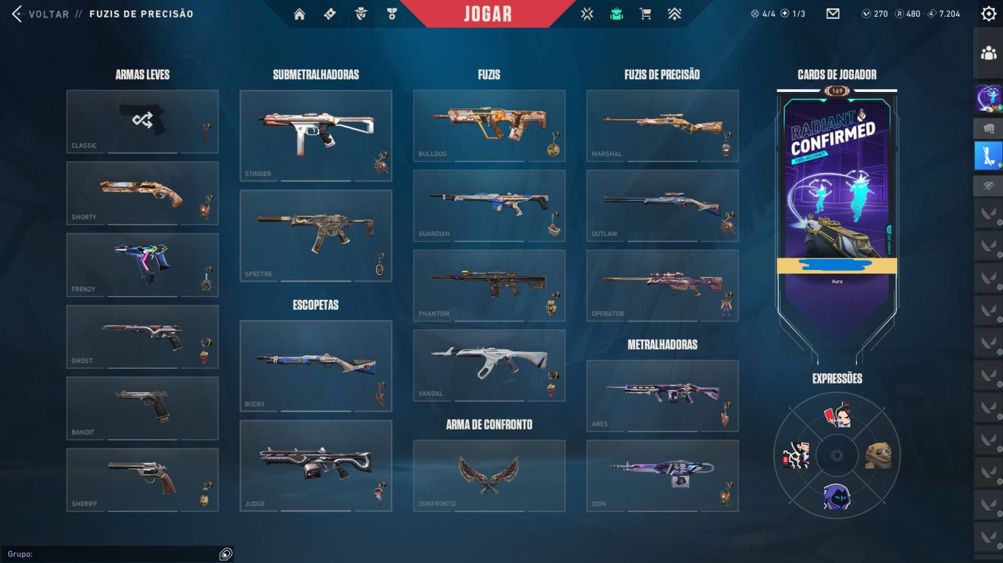 CONTA VALORANT - 9 SKINS + PASSES | PRA SAIR RÁPIDO!!