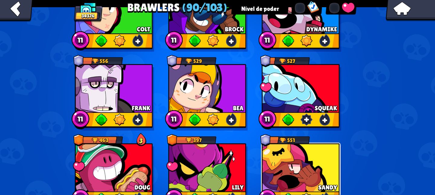 Conta Brawl Stars 36k de Troféus Full Acesso
