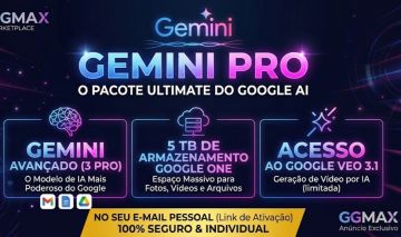 LINK DE ATIVAÇÃO: GEMINI ADVANCED + 5TB (DIRETO NO SEU E-MAIL)