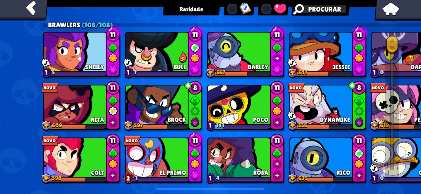 CONTA DE BRAWL STARS COM MESTRE A VENDA