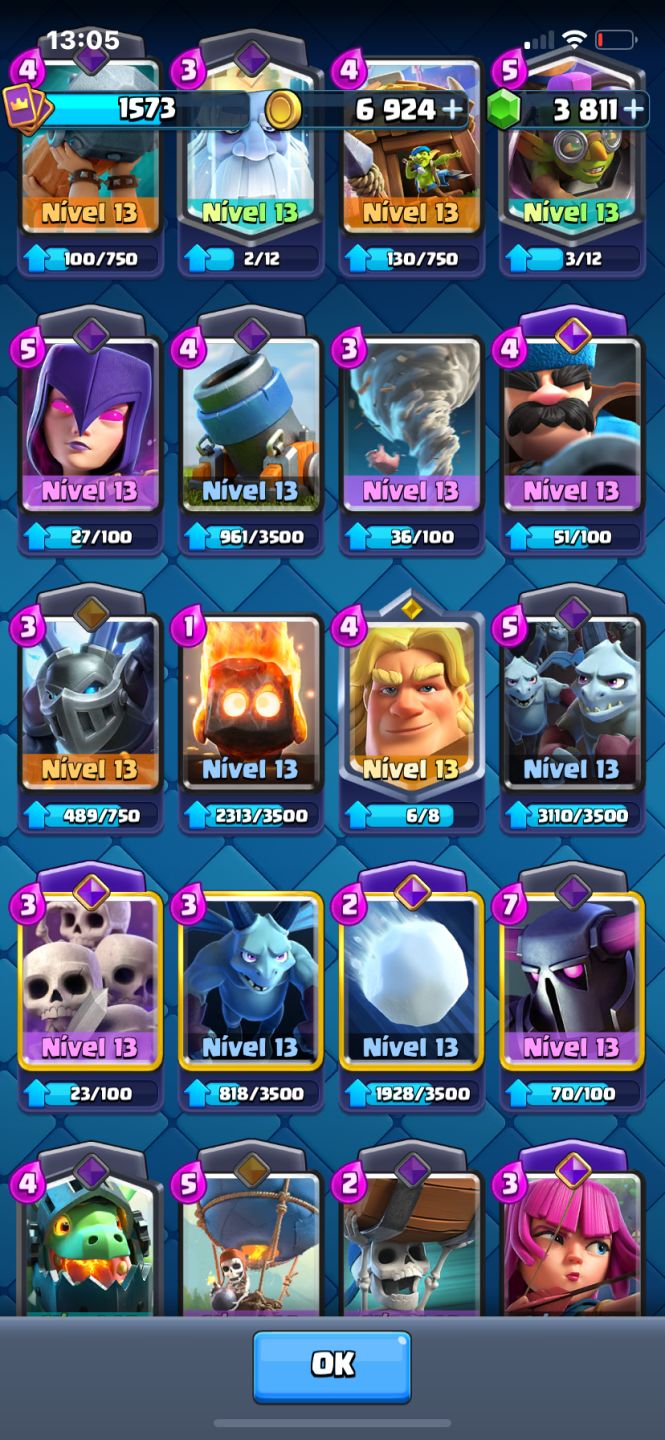 Conta clash Royale
