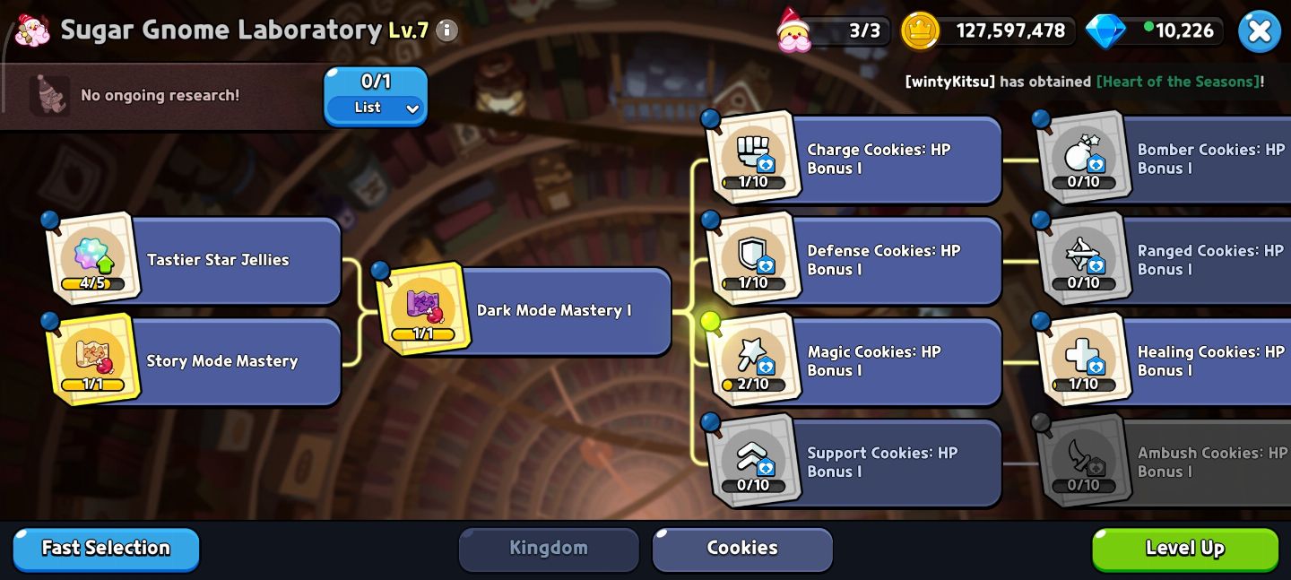 Conta para iniciantes COOKIE RUN:KINGDOM