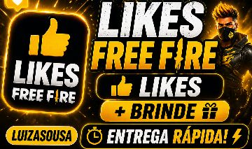 (MEGA PROMOÇÃO) LIKES PARA FREE FIRE PELO ID 1000 LIKES + BRINDE ENTREGA RAPIDA
