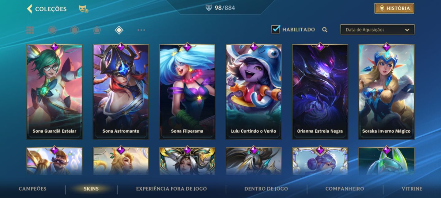 Conta Wild Rift | 98 skins