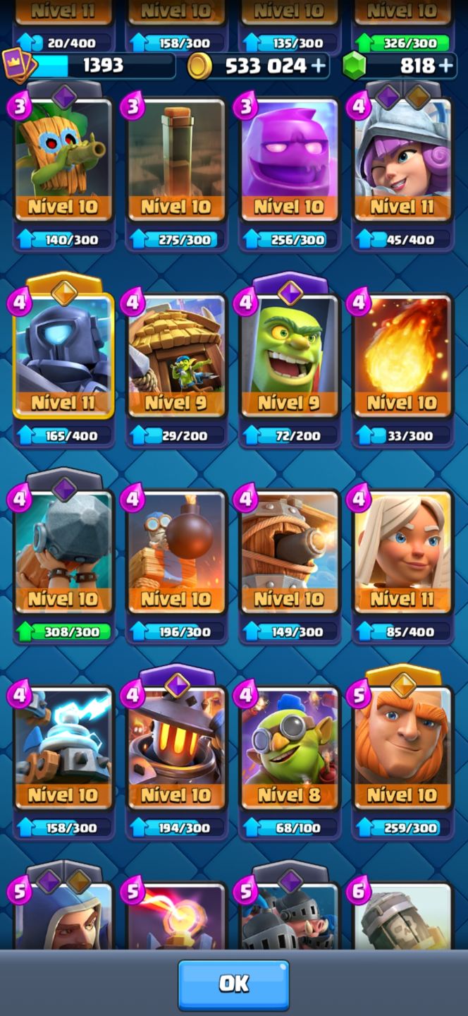 CONTA CLASH ROYALE LVL 14 | 7 EVOLUÇÕES!!