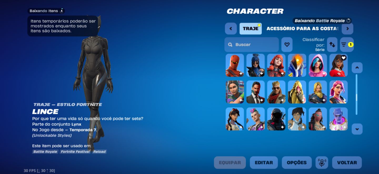 Conta Fortnite OG - 292 skins + Salve o mundo FUNDADOR