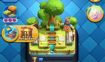 Conta de Clash Royale com cartas nivel alto