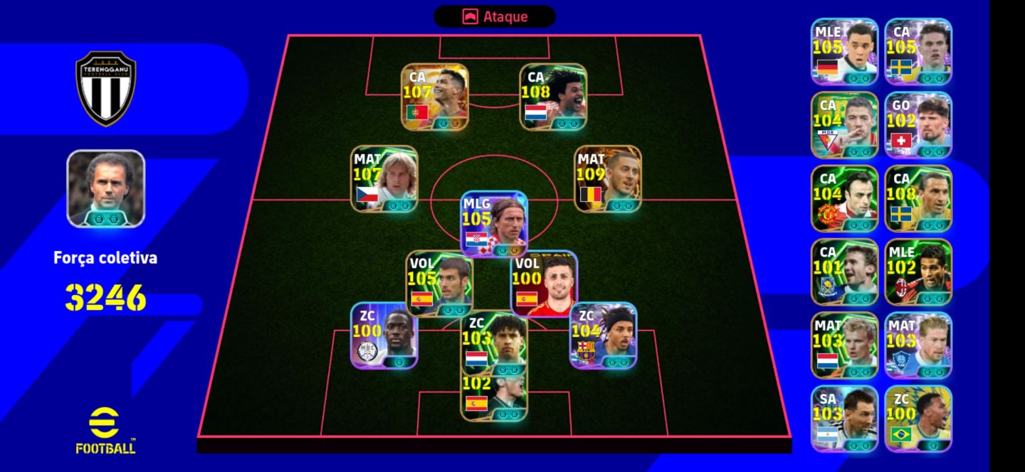 CONTA EFOOTBALL ATAQUE PERFEITO