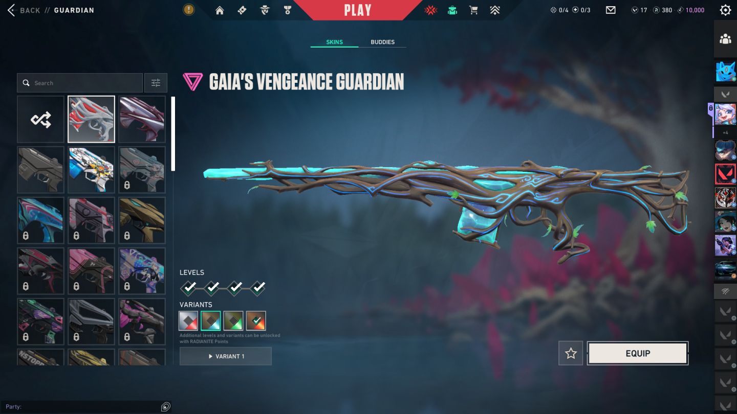 Promoção! 1K Gastos Conta Valorant: 5 Facas + 4 Vandals + 2 Phanthons