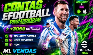 [ANDROID/IOS] Contas promissoras eFootball 2026
