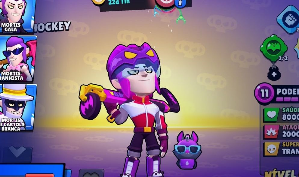 Conta de Brawl stars com muitas skins raras