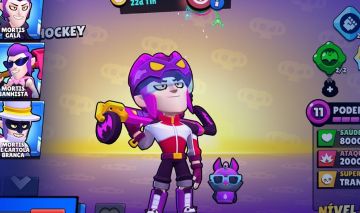 Conta de Brawl stars com muitas skins raras