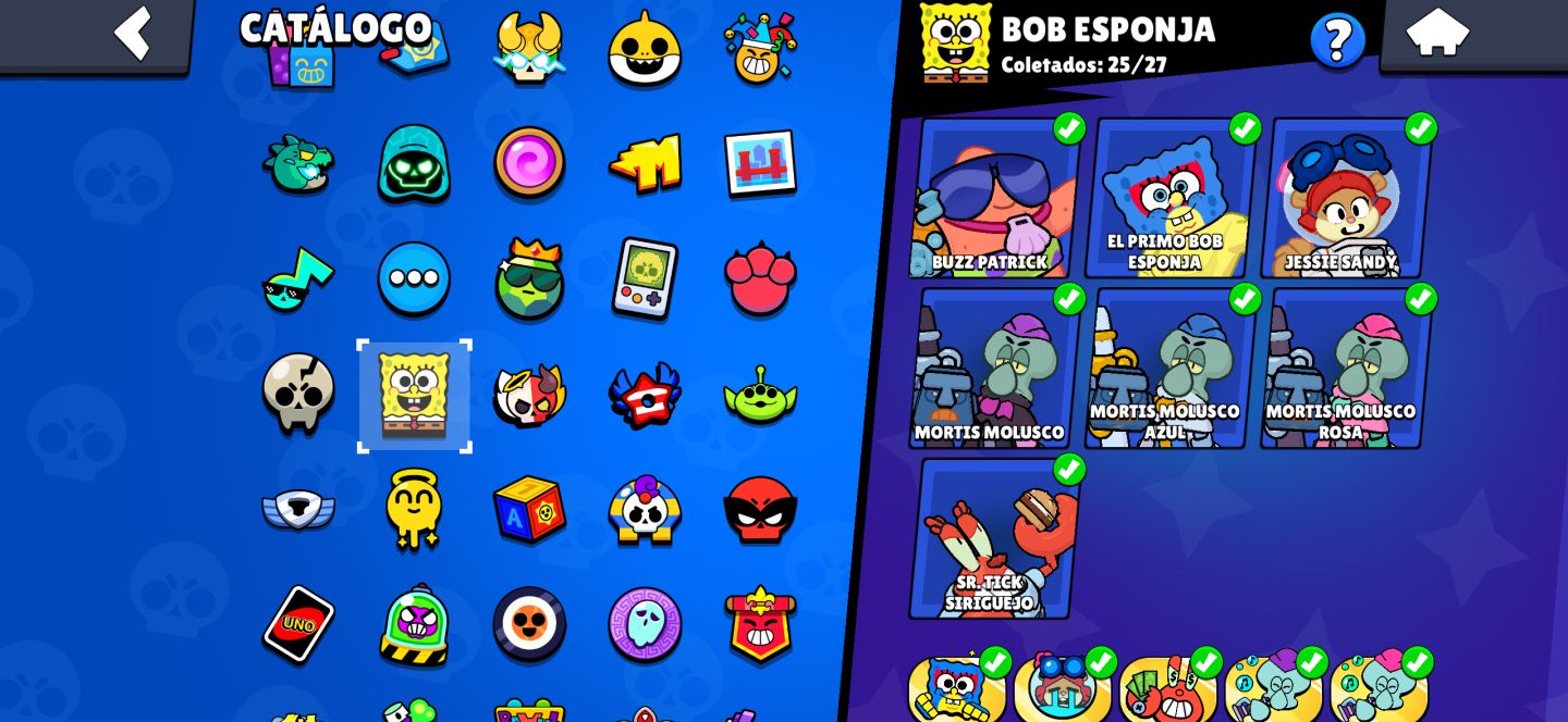 Conta brawl stars antiga e com muitos itens de colaborações