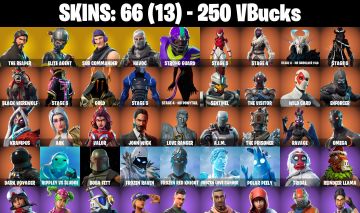 Conta Fortnite com The Reaper | Elite Agent | Sub Commander | Havoc e 66 Skins
