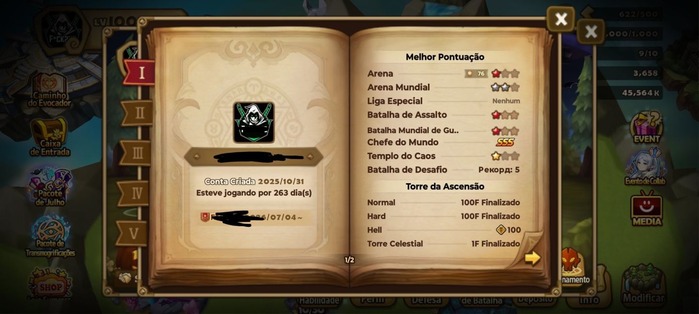 Conta G1 Com Lúcifer e amigos