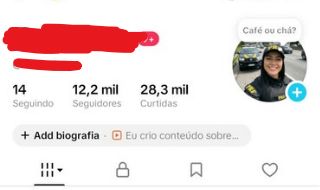 CONTA TIKTOK FEMININA 12K DE SEGUIDORES