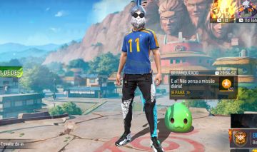 Conta free fire com 4 angelical e 600 peitorais