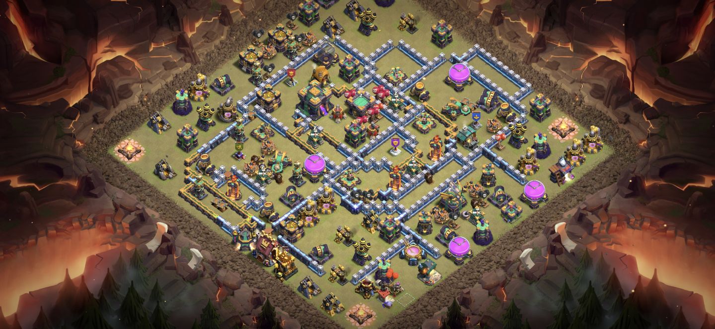Conta de clash of clã cv14 semi-full + conta de BRAWL STARS é hay day de brinde