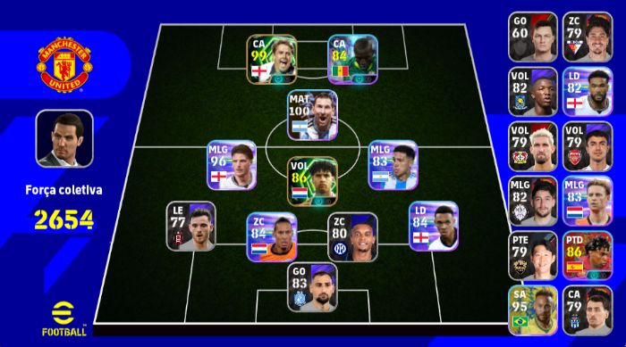 CONTAS EFOOTBALL INICIANTES