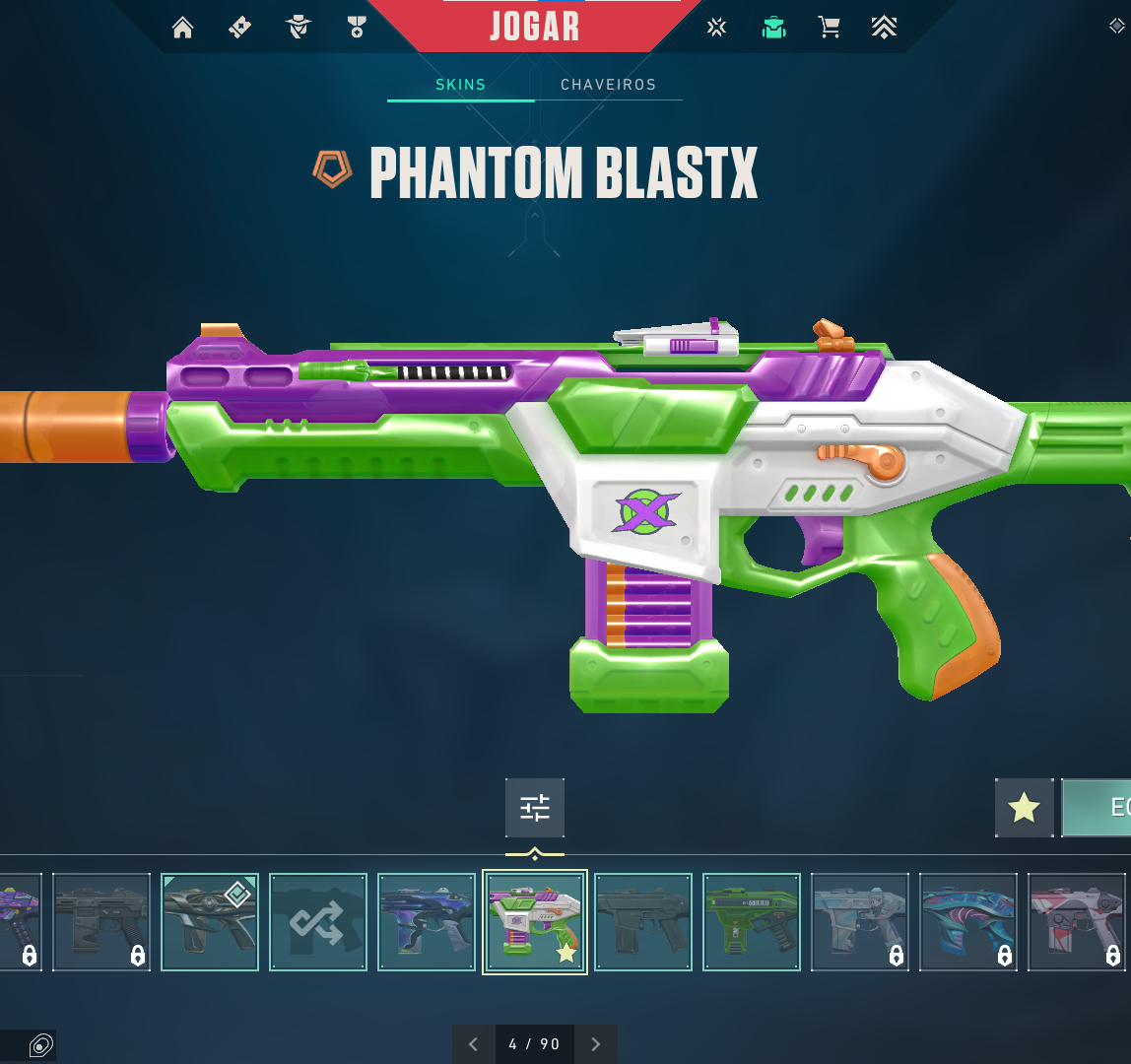 CONTA VALORANT, COM SKIN TOP, E Q PEGAM HS!!!!
