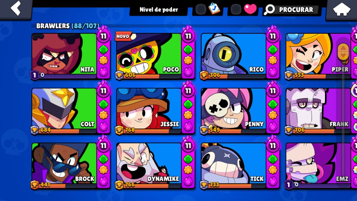 CONTA DE BRAWL STARS BARATA!!