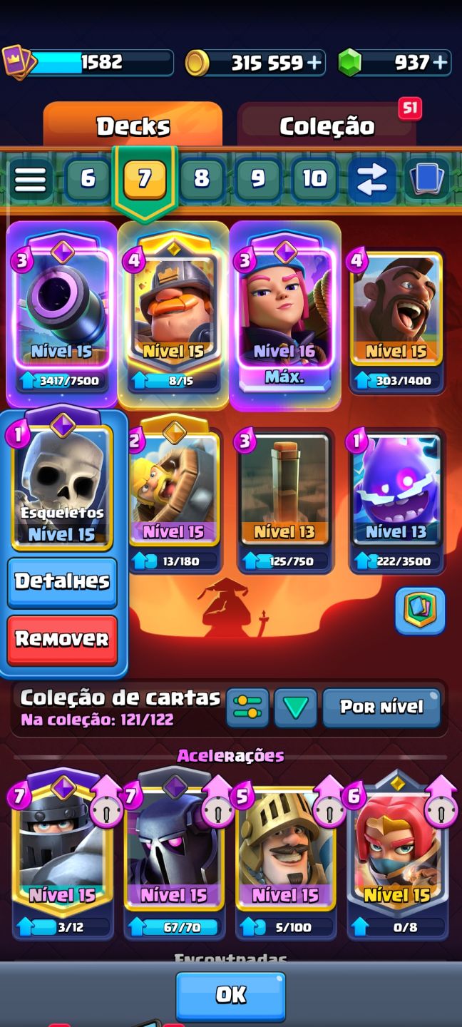 Conta Brawl Stars e Clash Royale Top, 24K Brawl, e 11K Clash.