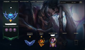 CONTA LOL DIAMANTE 4 / FULL ACESSO AOS DADOS / 70 SKINS SELECIONADAS / HONRA 5